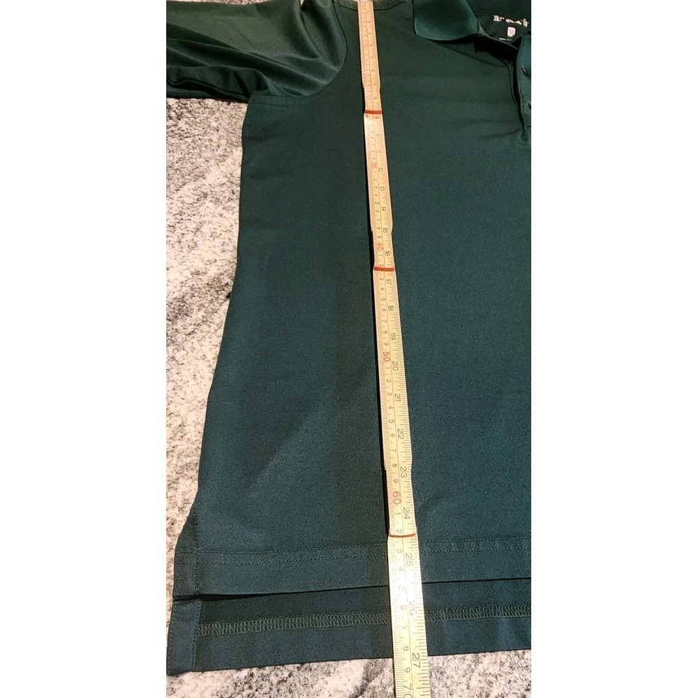 FAIRWAY GREENE POLO SHINNECOCK HILLS GOLF CLUB MENS MEDIUM GREEN EMBROIDED LOGO - Picture 7 of 8